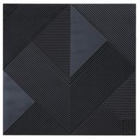 PTMD wandpaneel belinda zwart 120 x 120 cm | 2 stuks