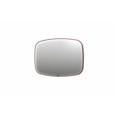 Spiegel INK SP31 120x4x80 cm incl. LED-verlichting en Spiegelverwarming Geborsteld Koper