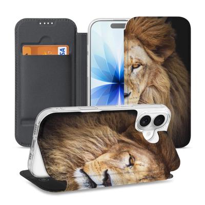 Book Wallet Case Apple iPhone 17 Leeuw