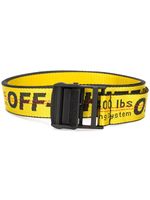 Off-White ceinture Industrial à boucle - Jaune