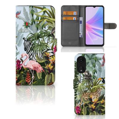 Telefoonhoesje | Met pasjeshouder | voor OPPO A78 5G | A58 5G Jungle Telefoonhoesje | Met pasjeshouder | voor OPPO A78 5G | A58 5G Jungle