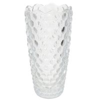 Bloemenvaas - helder glas - D12 x 25 cm   -