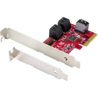 Renkforce RF-4599662 6 poorten SATA-controller PCIe x4 Geschikt voor: SATA SSD Incl. Low-Profile slotplaat