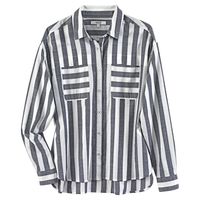 Aigle Dames blouse Eloar, blauw-wit, Maat: XL - thumbnail
