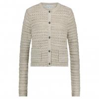 Red Button - Beige | unisex | Spijkerjas | Beige | XS | regular | Kamst mode