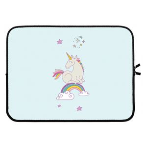Regenboog eenhoorn: Laptop sleeve 15 inch