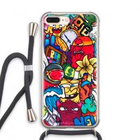 No Rules: iPhone 7 PLUS Transparant Hoesje met koord