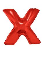 Folieballon Rood Letter 'X' Groot