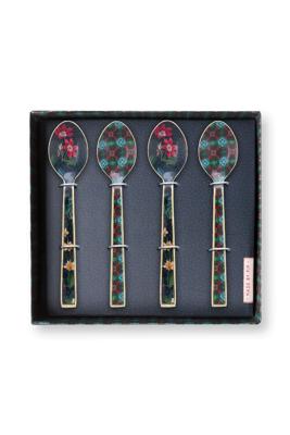 Pip Studio Set/4 Geëmailleerde Lepels Berry Blues