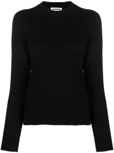 Jil Sander pull en laine à col montant - Noir