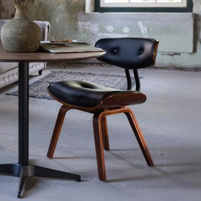 Dutchbone Eetkamerstoel 'Blackwood' kleur Bruin