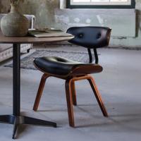Dutchbone Eetkamerstoel 'Blackwood' kleur Bruin