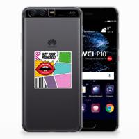 Huawei P10 | Sillicone Back Cover | Popart Princess