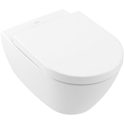 Villeroy & Boch Subway 2.0 wandcloset - 56cm - directflush diepspoel Ceramic+ en AntiBac wit alpin 5614r0t2