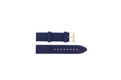 Horlogeband Guess W0911L6 Silicoon Blauw 20mm