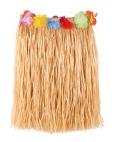 Hawaii rok naturel 60 cm met bloemen