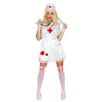 Sexy zuster/verpleegster verkleed set - 4-delig - carnaval accessoires