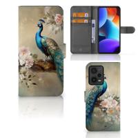 Telefoonhoesje | Met pasjeshouder | voor Xiaomi Redmi Note 12 Pro Plus Vintage Pauwen