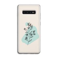 Violets are blue: Samsung Galaxy S10 4G Transparant Hoesje