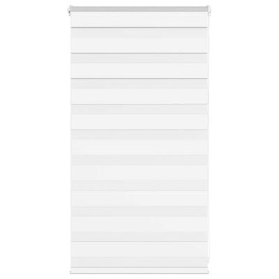 Zebra Blind 85x100 cm stofbreedte 80,9 cm polyester wit