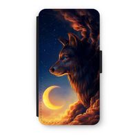 Night Guardian: iPhone XS Flip Hoesje