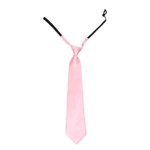 Carnaval verkleed stropdas - roze - volwassenen - 40 cm - met elastiekje