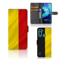 Motorola G8 Power Lite Bookstyle Case Belgische Vlag
