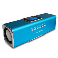 Music Man MA Display blau Mini-luidspreker AUX, FM radio, SD, Draagbaar, USB Blauw (metallic) - thumbnail