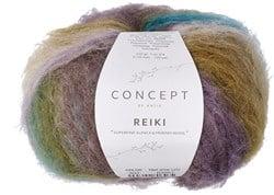 Katia Reiki 202 Groen blauw-Licht lila-Beige-Oker