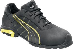 Puma Veiligheidsschoen | maat 47 zwart/geel | S3 SRC EN ISO 20345 | nubuckleer | 1 stuk - 64.271.0-47 64.271.0-47