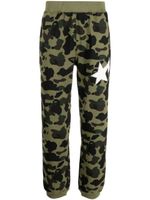 A BATHING APE® pantalon de jogging à motif camouflage - Vert