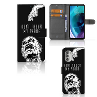 Portemonnee Hoesje Motorola Moto G51 5G Zombie - thumbnail