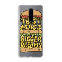 Big Macs Bigger Dreams: OnePlus 8 Transparant Hoesje
