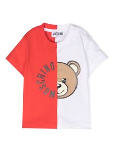 Moschino Kids t-shirt à logo Teddy Bear - Rouge