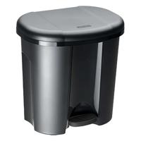 Rotho PILA Pedaalemmer Afvalscheider 2x10L Zwart