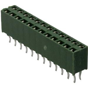 TE Connectivity 1-215309-0 Female header (standaard) AMPMODU HV-100 Totaal aantal polen: 20 Rastermaat: 2.54 mm Inhoud: 1 stuk(s)