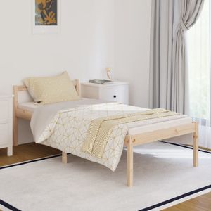 Seniorenbed massief grenenhout 90x190 cm Small Single