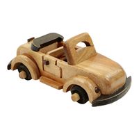 Houten Auto Cabrio (19 x 8 cm) - thumbnail