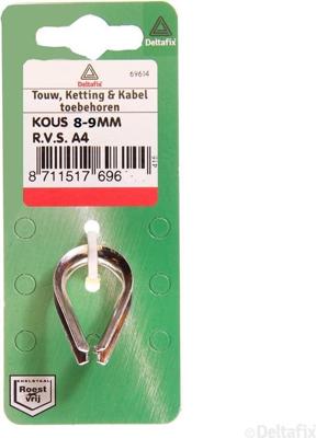 Kous 8-9mm rvs - Deltafix