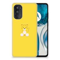 Motorola Moto G52/G82 Telefoonhoesje met Naam Baby Leopard