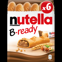 Nutella BReady 6 Stuks 132 g bij Jumbo