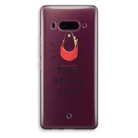 Fries before guys: HTC U12+ Transparant Hoesje