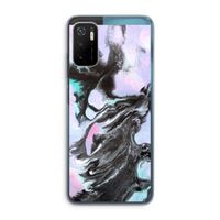 Pastel zwart: Xiaomi Poco M3 Pro 5G Transparant Hoesje