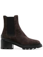 Tod's bottines chelsea en cuir - Marron Tod's bottines chelsea en cuir - Marron