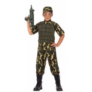Soldaat/leger kostuum voor jongens 140 (10-12 jaar)  -