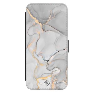 Samsung Galaxy S22 flipcase - Marmer grijs