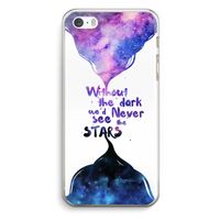 Stars quote: iPhone 5 / 5S / SE Transparant Hoesje