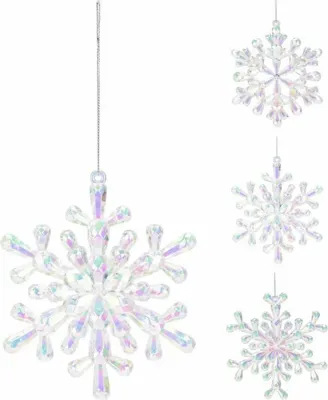 SNEEUWVLOK HANGDECO 12X12CM 3A