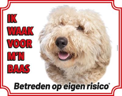 Labradoodle Blond Waakbord