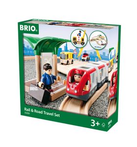 BRIO World Spoor & weg reisset